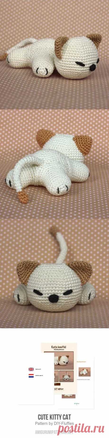 Cute Kitty Cat amigurumi pattern by DIY Fluffies