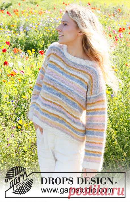 Pastel Spring / DROPS 231-7 - Free knitting patterns by DROPS Design