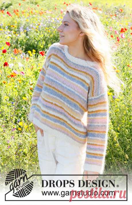 Pastel Spring / DROPS 231-7 - Free knitting patterns by DROPS Design