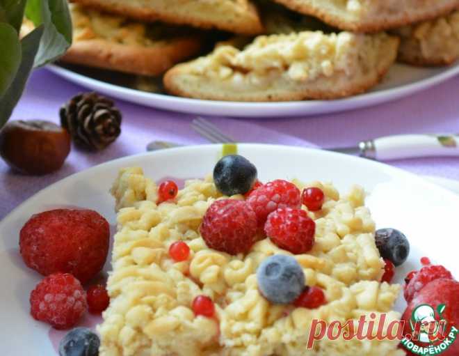 Тёртый пирог с яблоками – кулинарный рецепт