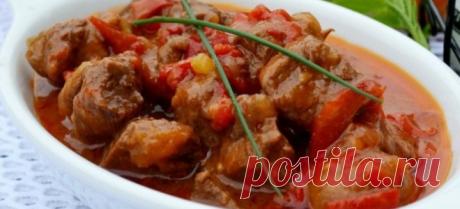 Поджарка из свинины с подливкой