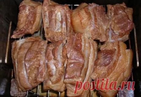 Сало получается, как копченое!