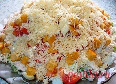 Салат с курицей и сыром: фото рецепт, ингредиенты, пошаговый
