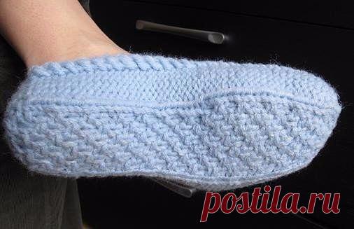 Как связать тапочки Kelly
