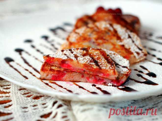 Оладьи с красной и черной смородиной на закваске | Моя Кухня