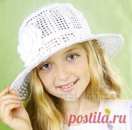 белая шляпка