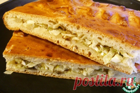 Пирог с капустой и баклажанами Кулинарный рецепт