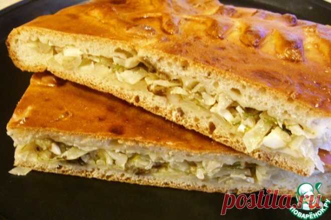 Пирог с капустой и баклажанами Кулинарный рецепт