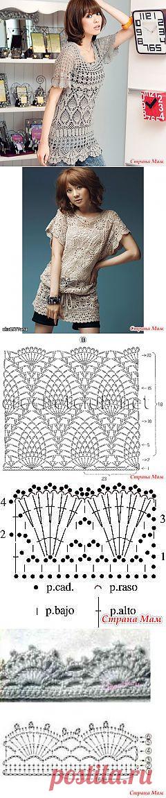 Две туники по японским схемам.