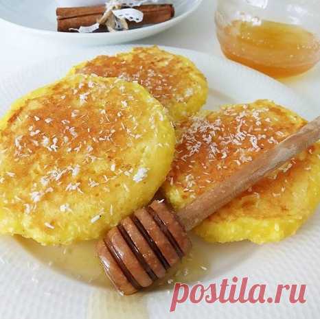 Вкуснейшие творожно-кокосовые оладьи  — Фактор Вкуса