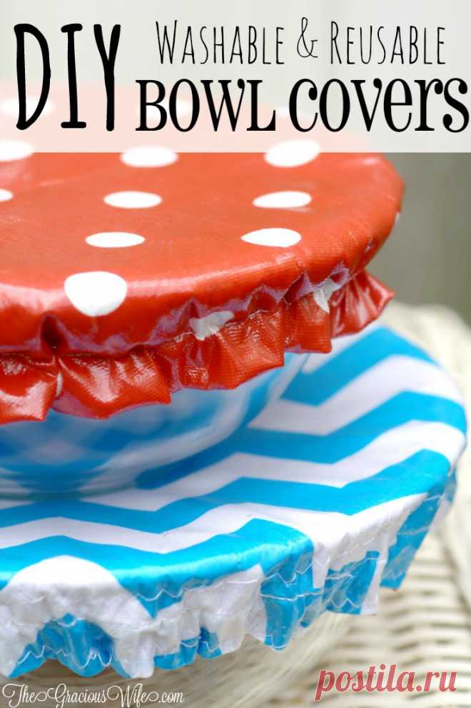 How to Make Washable Reusable Bowl Covers | The Gracious Wife