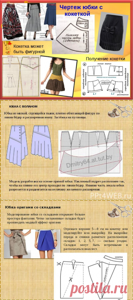 Моделирование самых разных юбок — Сделай сам, идеи для творчества - DIY Ideas