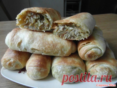 Капустные трубочки