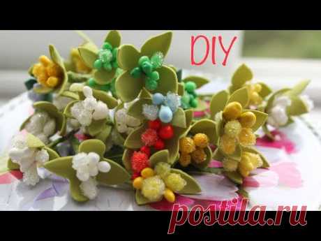 Как сделать Тычинки / DIY Flower Stamens - YouTube