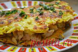 Необычное блюдо из курицы