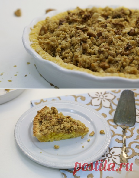 Пирог с апельсинами и овсяной крошкой - Чадейка
