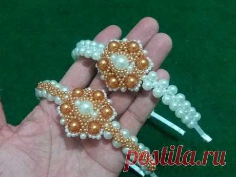 Com fazer TIARA com a flor Ângela Neves direto no arco