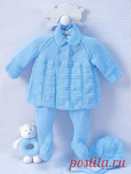 (136) Pram Set to Knit | Yarn | Free Knitting Patterns | Crochet Patterns | Yarnspirations | Crochet baby sweaters