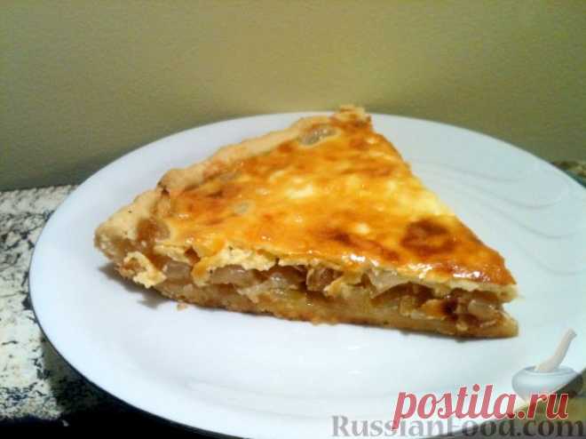 Рецепт: Сырно-луковый пирог на RussianFood.com