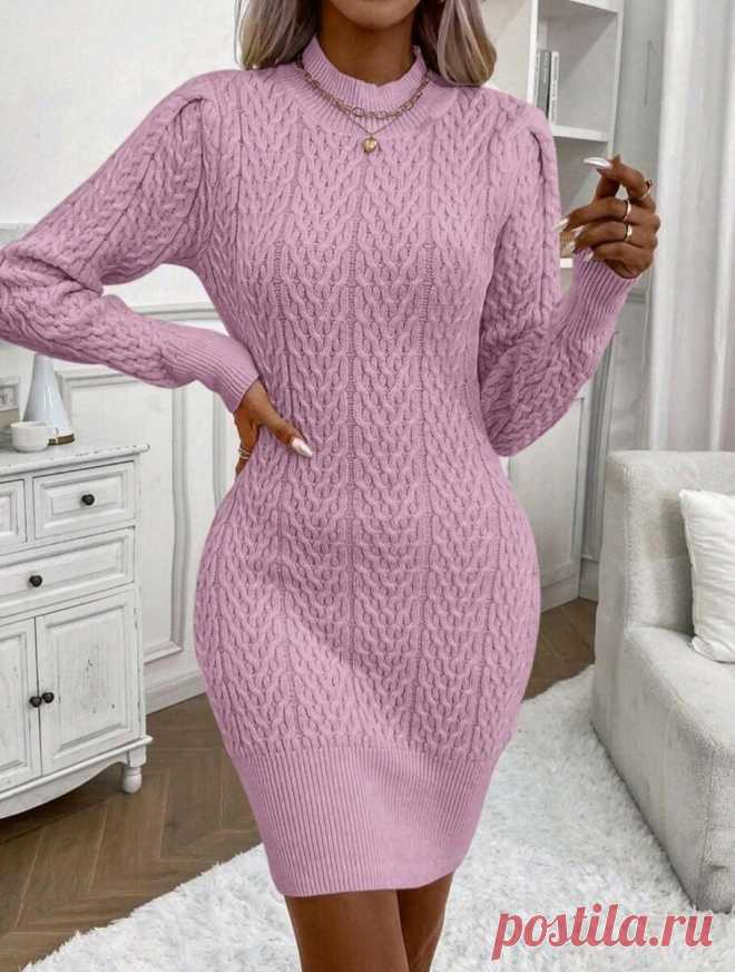 Подборка элегантных вязаных платьев с сайта Shein.🧶👗 | Asha. Вязание, дизайн и романтика в фотографиях.🌶 | Дзен