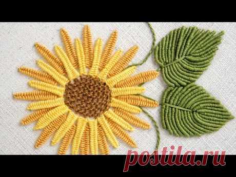 BRAZILIAN EMBROIDERY TUTORIALS: How to stitch flowers