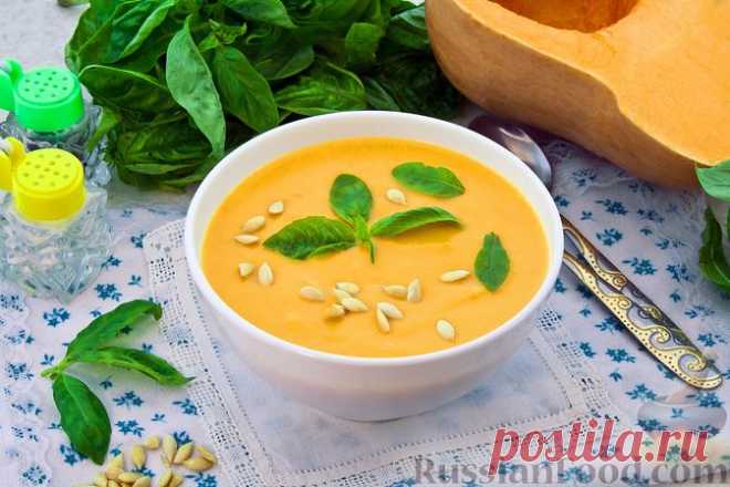 Рецепт: Тыквенно-картофельный суп-пюре с молоком на RussianFood.com