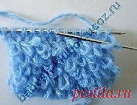 Мех спицами.