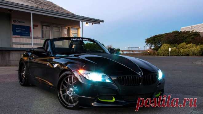 Обои BMW, кабриолет, черный на рабочий стол 99374