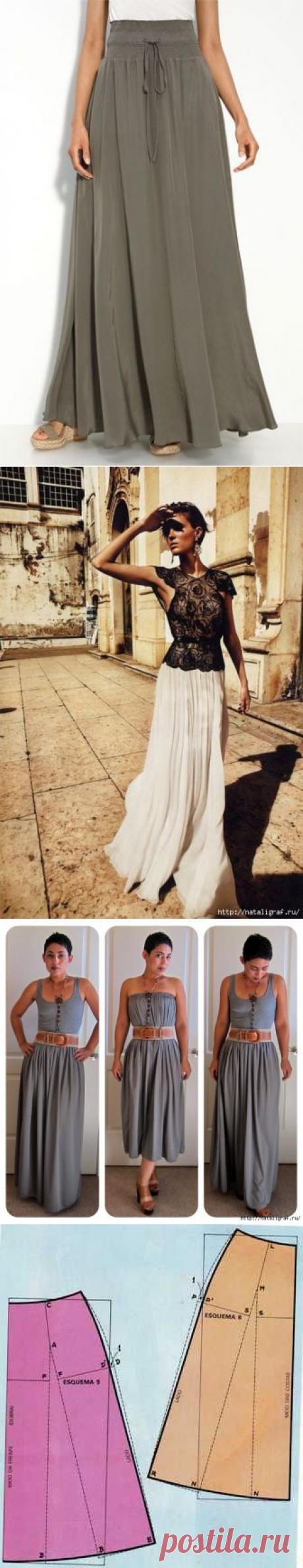 ДЛИННЫЕ ЮБКИ +ВЫКРОЙКИ И ПАРА СОВЕТОВ | Мир женщины