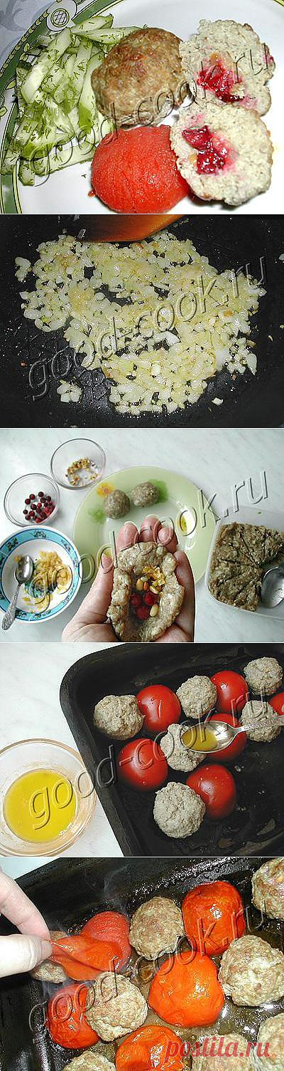 Хорошая кухня - тефтели с клюквой и орехами. Кулинарная книга рецептов. Салаты, выпечка.