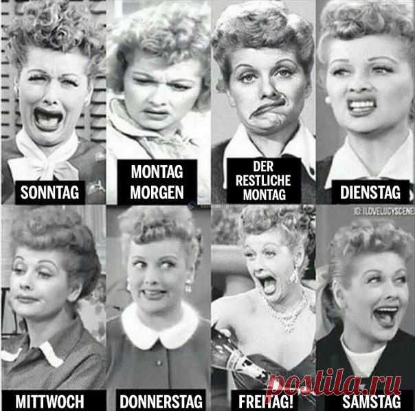 Wochentage  😊 / Изучение немецкого языка