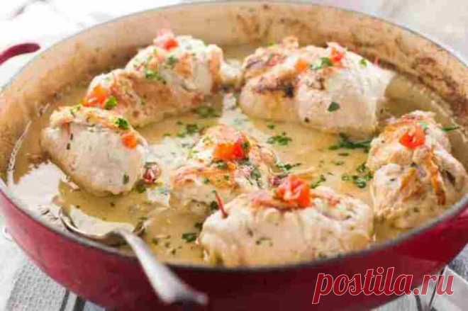 ИНДЕЙКА ПОД СЛИВОЧНО-СЫРНЫМ СОУСОМ Вкусно и просто