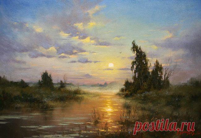 Речка Яхрома. Картины художника. Нестерчук Степан Владимирович. Художники. Картины, картинная галерея, продажа картин