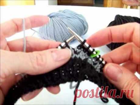 How to knit Fair Isle.