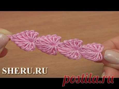 Простой шнур связанный крючком