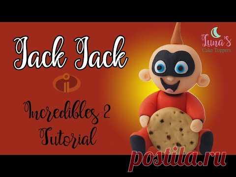 Incredibles 2 Jack Jack Fondant Cake Topper Tutorial