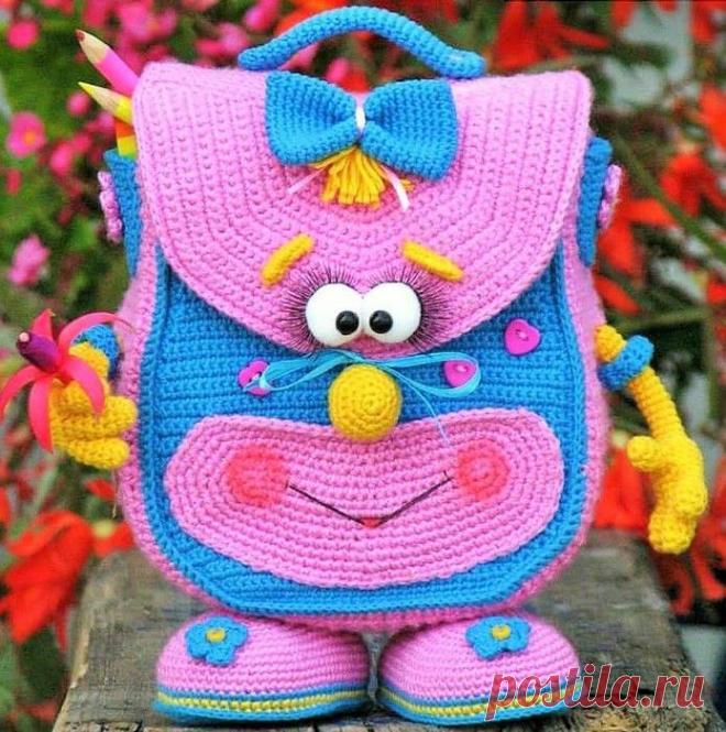 Детские рюкзаки крючком: яркие и веселые идеи - Сам себе мастер - медиаплатформа МирТесен