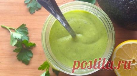 Соус с авокадо и лимоном