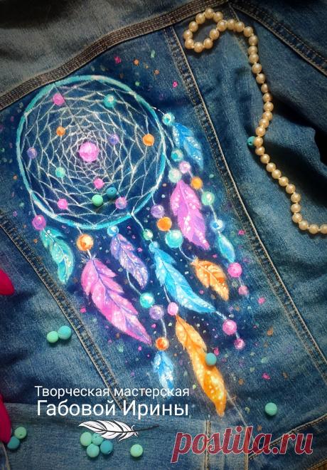 &quot;Ловец снов&quot; авторская роспись одежды
