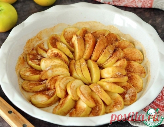 Яблоки, печёные дольками – кулинарный рецепт