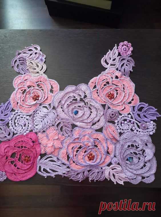 Ирландское кружево и другие виды рукоделия — Все, что еще в работе (ваши изделия в процессе их создания). Лимит загрузки 4 фото одновременно. Схемы не загружайте. Для схем есть специальный альбом…