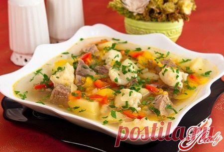 Суп с галушками: рецепт приготовления
