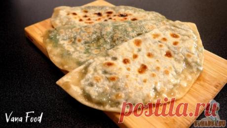 Кутабы с зеленью