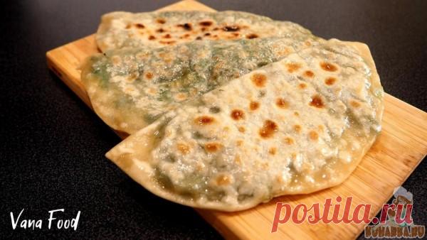 Кутабы с зеленью