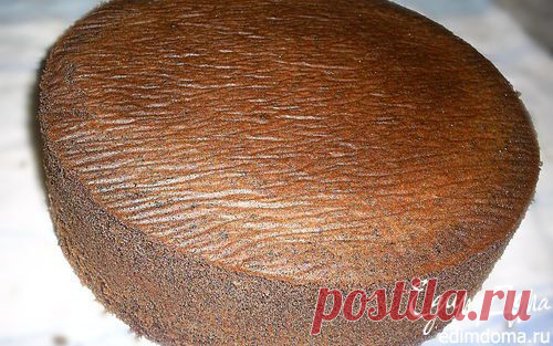Изумительный шоколадный бисквит | Кулинарные рецепты от «Едим дома!»