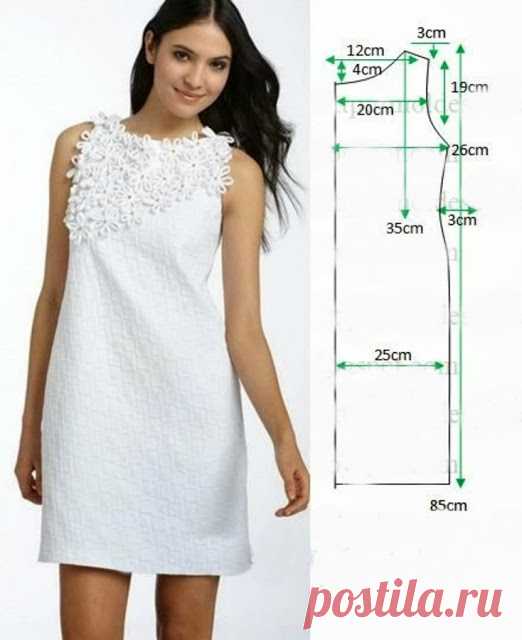 Простые выкройки летних платьев 2 




