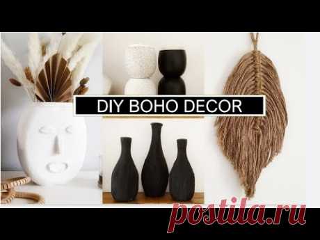 5 DIY BOHO HOME DECOR PART 2 DOLLAR TREE HACKS CUTE PROJECTS, AHORRA DINERO * SAVE MONEY jute HACKS