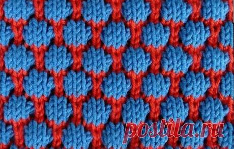 Эффектный узор в копилку мастерицы
