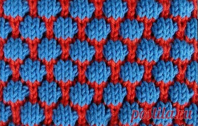 Эффектный узор в копилку мастерицы