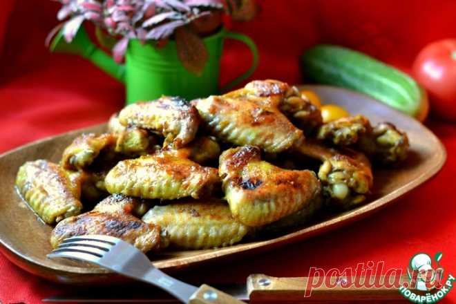 Куриные крылья на пиве Кулинарный рецепт